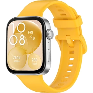 Huawei Watch Fit 3 / Fit 4 / Fit 4 Pro Tokalı Esnek Zarif Silikon Kordon Ayarlanabilir Sportif Kayış
