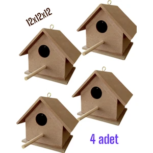 Değerli Hobi Kuş Yuvası 4 Adet