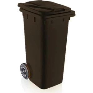 SY-6506 Eko Tekerlekli Kapaklı Plastik Çöp Konteyneri 120 Lt
