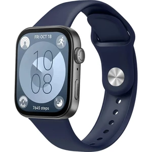 Huawei Watch Fit 3 / Fit 4 / Fit 4 Pro Uyumlu Standart Silikon Kordon Ayarlanabilir Esnek Kayış