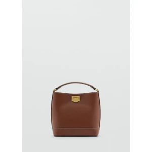 Metalik Detaylı Mini Shopper Çanta