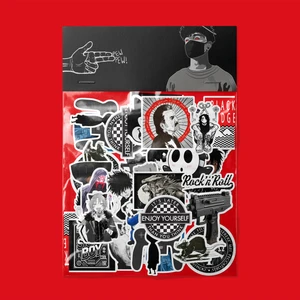 Black Boi Sticker Paketi -Bullet Journal - Ajanda - Planner - Defter - Laptop Etiket Çıkartma Çok Renkli 10 x 15 Paket Boyutu 3 x 5  cm  Stickerlar Paket Içeriği 25 Adet Dadi Ramba Sticker
