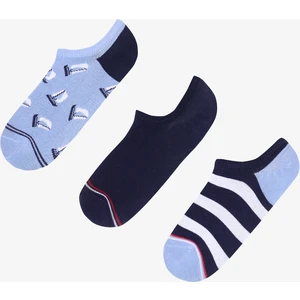 Erkek Sail 3lü Çok Renkli Sneaker Çorap