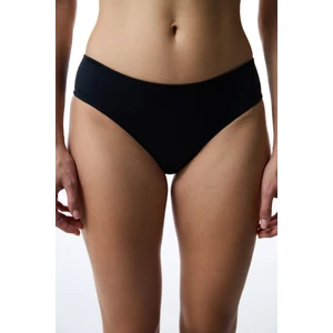 Siyah Hipster Orta  Bel Bikini Altı