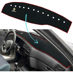 Tusba Market Renault 19 Europa Uyumlu Nakışlı Ön Göğüs Torpido Koruma Kaplama Koruma Halısı