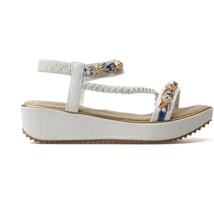 Kadın Taş Detaylı Günlük Sandalet Ayakkabı 25Y 25Y121-4 Z