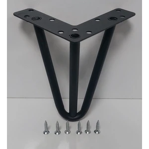 Mil Model 12 cm Siyah Metal Mobilya Ayağı