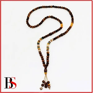Etnik Otantik Ahşap Uzun Kadın Kolye