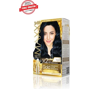 Maxx Deluxe Gold Series Saç Boya Seti 2 Tüp Boya - 2 Oksidan