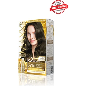 Maxx Deluxe Gold Series Saç Boya Seti 2 Tüp Boya - 2 Oksidan