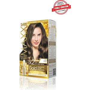 Maxx Deluxe Gold Series Saç Boya Seti 2 Tüp Boya - 2 Oksidan