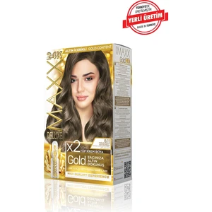 Maxx Deluxe Gold Series Saç Boya Seti 2 Tüp Boya - 2 Oksidan