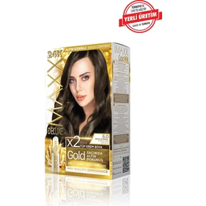 Maxx Deluxe Gold Series Saç Boya Seti 2 Tüp Boya - 2 Oksidan