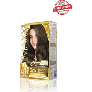 Maxx Deluxe Gold Series Saç Boya Seti 2 Tüp Boya - 2 Oksidan