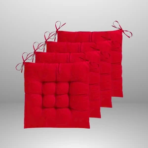 Sandalye Minderi 45 x 45  cm  Kırmızı Renk