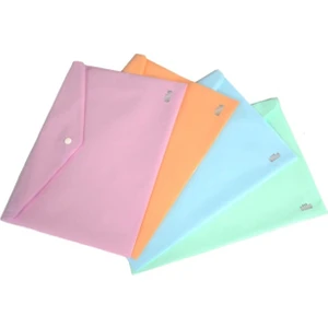 Çıtçıtlı Dosya A4 Pastel Yeşil - 5 Adet