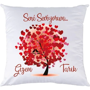 Sevgililer Günü Aşk Ağacı İsimli Yastık