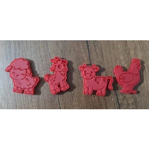 Çiftlik Hayvanları Kurabiye Kalıbı Seti