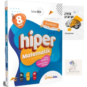 Hiper Zeka Yayınları 8.Sınıf Matematik Konu Anlatımlı Soru Bankası+Zihin Deneme-Sk-550