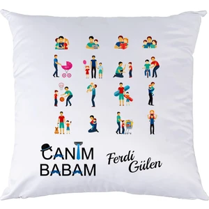 Canım Babam Babalar Günü Hediyesi İsimli Yastık