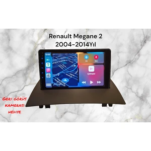 Renault Megane 2 2004-2011 Yıl Uyumlu 9 Inç Android Multimedya Carplay+Android Auto+Navigasyon