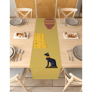 Afrika Etnik Bohem Desenli Özel Tasarım Runner Dijital Baskılı Dekoratif Masa Örtüsü Ev Dekorasyonu