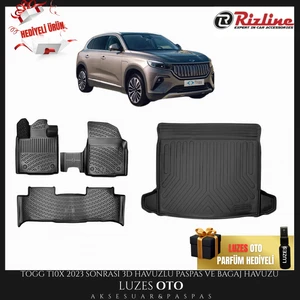 Togg T10X 3D Havuzlu Paspas ve Üst Bagaj Havuzu 2023-2024-2025