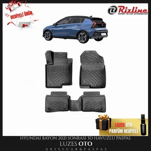 Hyundai Bayon 3D Havuzlu Paspas 2021-2022-2023-2024-2025