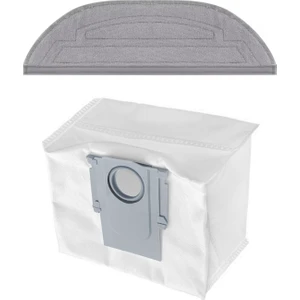 Roborock S8 Maxv Ultra Uyumlu Mop Anafırça Yan Fırça Toz Torbası Minimal Mop Seti