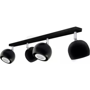 Mylights  Kure Siyah  Dörtlu  LED Avize LED Spot  Hareketli  Avize   Ampullu