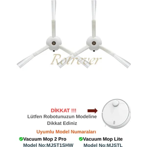 Xiaomi Vacuum Mop 2 Pro (MJST1SHW*MODEL No Dikkat)Vacuum Mop Lite Robot Süpürge Uyumlu Yenileme Seti