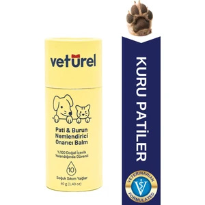 Kedi Köpek Pati Balm %100 Doğal Nemlendirici Stick Dirsek Burun Koruyucu Onarıcı Bakım - 40GR