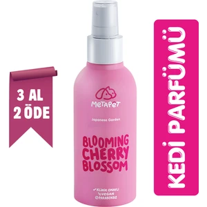 Doğal Kedi Parfümü Kolonyaları Japon Kiraz Çiçeği, Koku Giderici Sprey, Yavru Kedilere Uygun, 150 ml