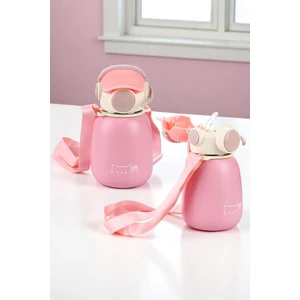 Inox Çelik Hafif Çocuk Matarası 500 ml Kapasiteli 721717 Pembe