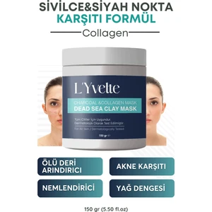 L'yvette Collagen Ölüdeniz Kil Maskesi Akve Ve Siyah Nokta Karşıtı 150 Gr