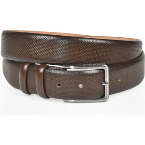 Siyah Erkek Nokta Desenli Deri Kemer 2104489