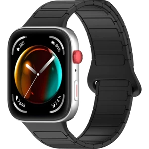 Huawei Watch Fit 3 / Fit 4 / Fit 4 Pro Uyum Manyetik Silikon Bakla Desen Kordon Ayarlanabilir Kayış