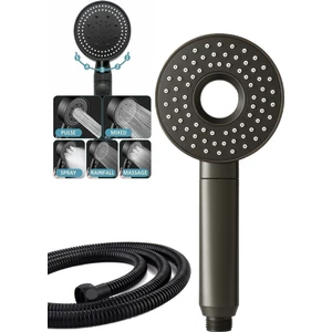 Dyson 5 Fonksiyonlu Duş Başlığı ve Siyah Duş Hortumu 2'li Duş Seti