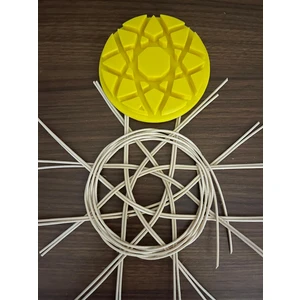 Mady Aksesuar Rattan Örme Kalıbı, Şablon, Pattern, Template Model No -4-