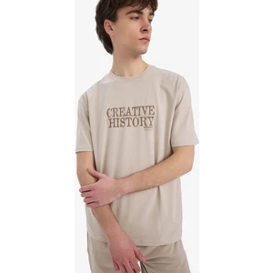 %100 Pamuk Regular Fit Bisiklet Yaka Baskılı Kısa Kollu Tişört E3780AX25SM