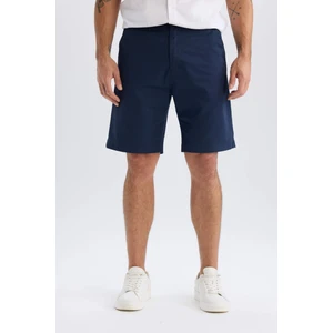 %100 Pamuk Regular Fit Gabardin Bermuda Şort C7684AX25SP