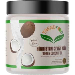 Trend Food %100 Soğuk Sıkım Saf Orjinal Hindistan Cevizi Yağı 300 ml (Aroma yoktur)