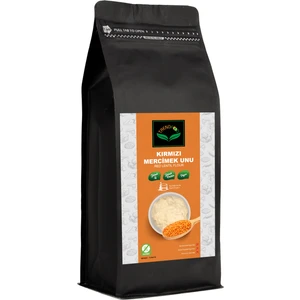 Trend Food Yerli Kırmızı Mercimek Unu (Red Lentil Flour) Taş Değirmende Taze Öğütülmüştür 1 kg