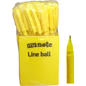 Line Ball 50'li Pp Kutu Pastel Sarı