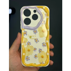 Tecno Spark 10 Pro Uyumlu Kılıf Tasarımlı Desenli Kamera Korumalı Papatya Çiçek Renkli Silikon Kapak