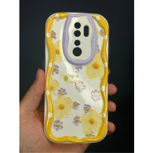 Xiaomi Redmi Note 8 Pro Uyumlu Kılıf Tasarımlı Desenli Kamera Korumalı Papatya Çiçek Renkli Silikon Kapak