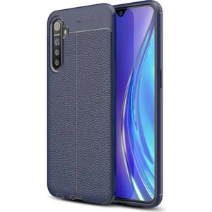 Realme 6  Deri Görünümlü Firo Silikon Kılıf