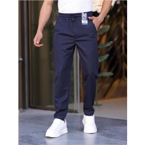 Erkek Örme Kumaş Rahat Geniş Kalıp Casual Jogger Pantolon