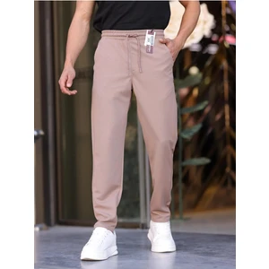 Erkek Örme Kumaş Rahat Geniş Kalıp Casual Jogger Pantolon