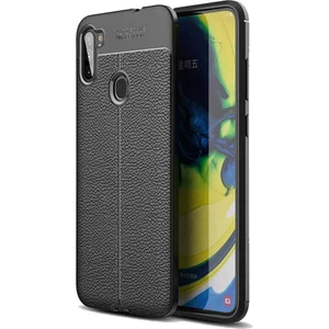 Samsung Galaxy M11 Deri Görünümlü Firo Silikon Kılıf